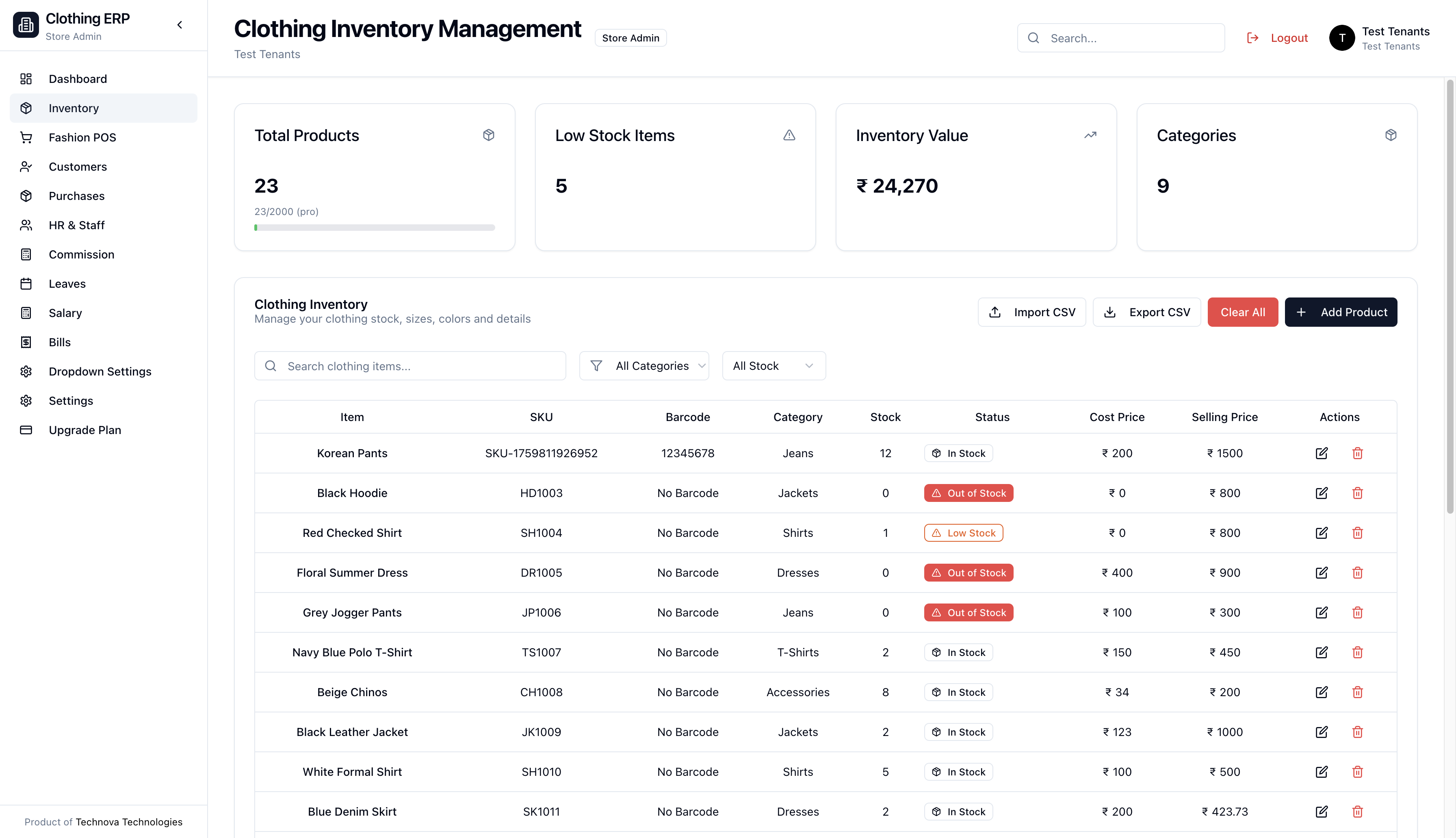 Inventory management overview